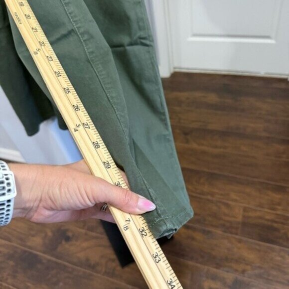 Good American Women's Size 16 Green Good Waist‎ Palazzo Wide Leg Pant Jeans - Picture 10 of 12